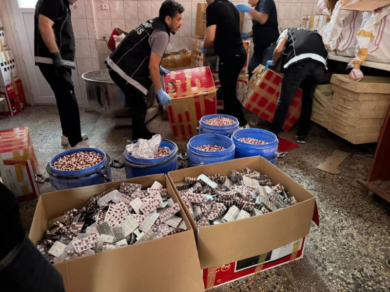 Mersin’de uyuşturucuya 2 milyarlık darbe vuruldu