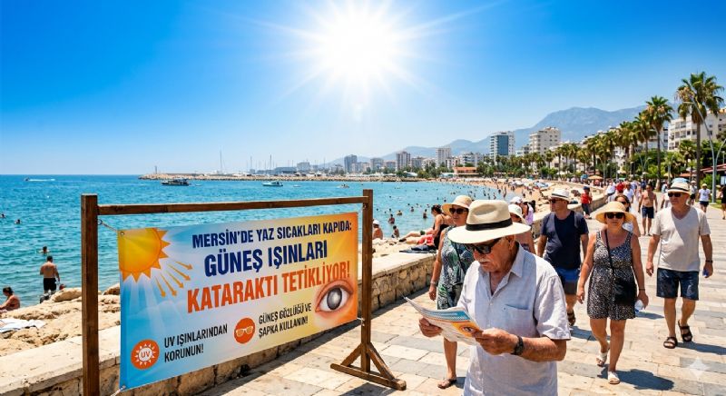 MERSİN’DE YAZ SICAKLARI KAPIDA: GÜNEŞ IŞINLARI KATARAKTI TETİKLİYOR!