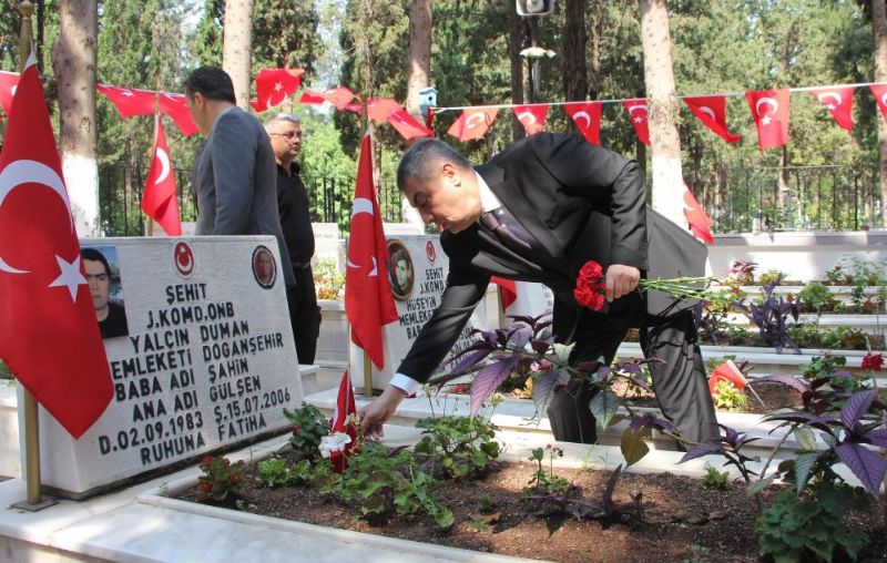 Mersin’de 15 Temmuz’da şehitler dualarla anıldı